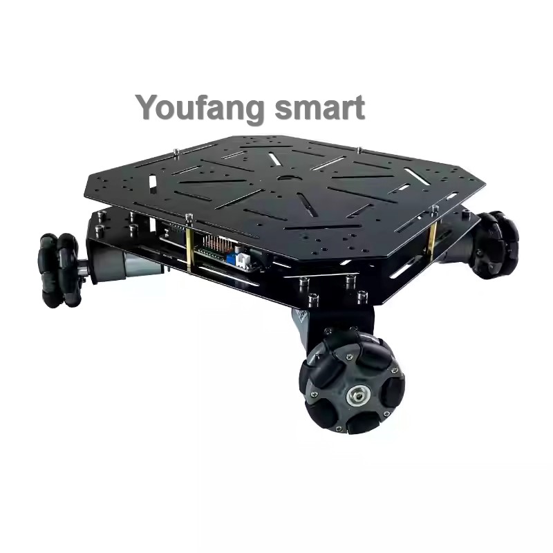 Robot Car Kit - 5kg Load ROS 4WD Omni Wheel