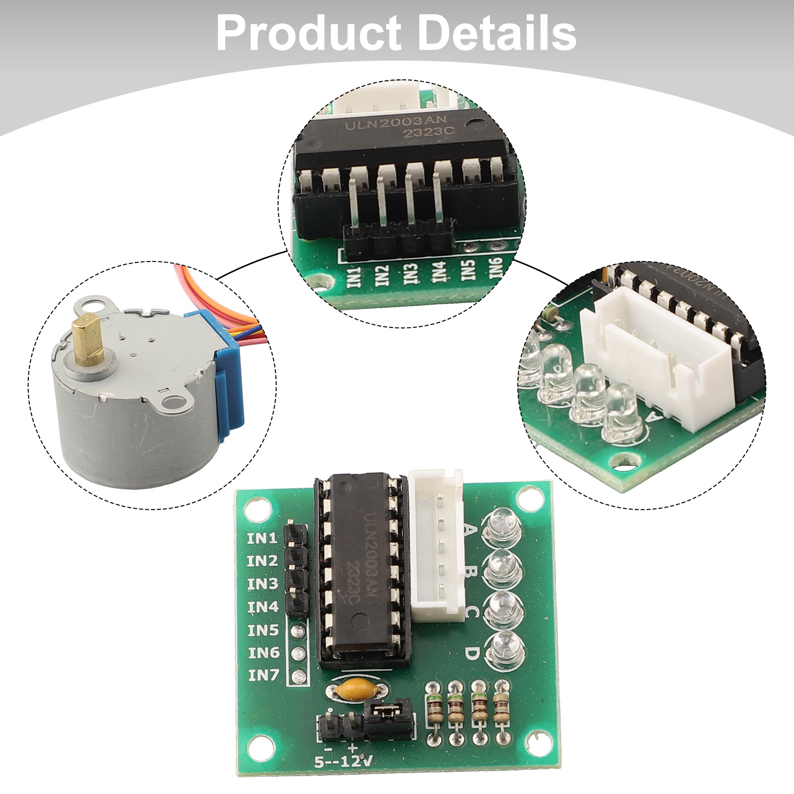 28Byj-48 - 5V 4-Phase Stepper Motor 28BYJ-48 with