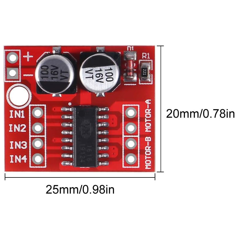 4/10pcs MX1508 DC Motor Driver - đánh giá và giá L298N Module