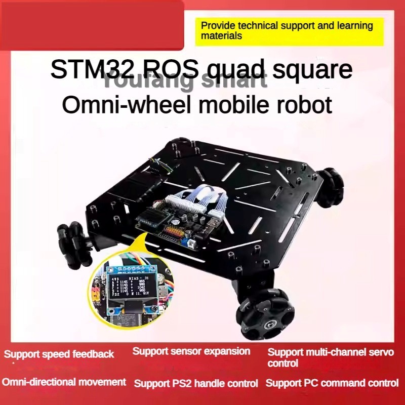5kg Load ROS 4WD Omni Wheel Ro - đánh giá và giá Robot Car Kit
