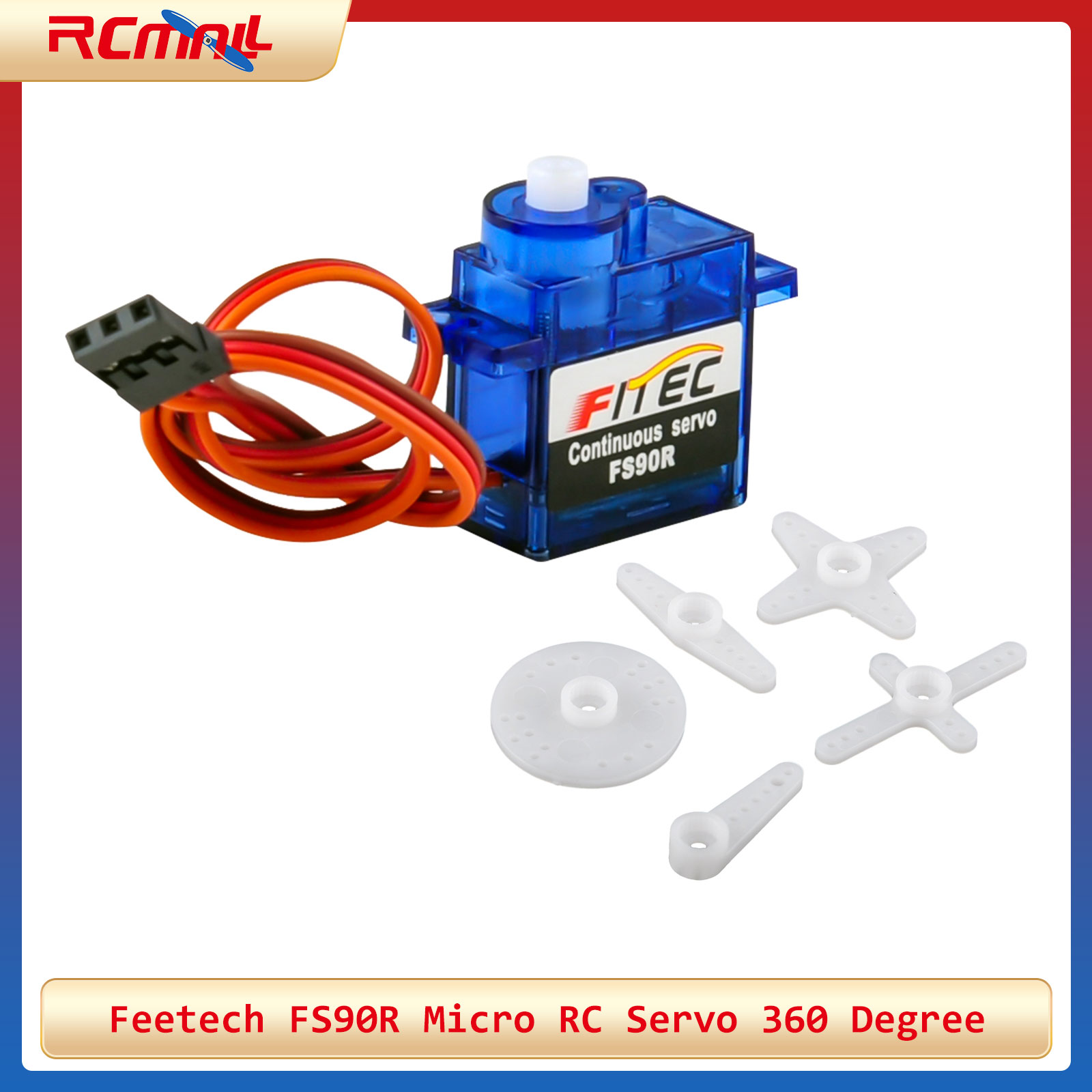 Feetech FS90R Micro RC Servo 3 - đánh giá và giá Microbit