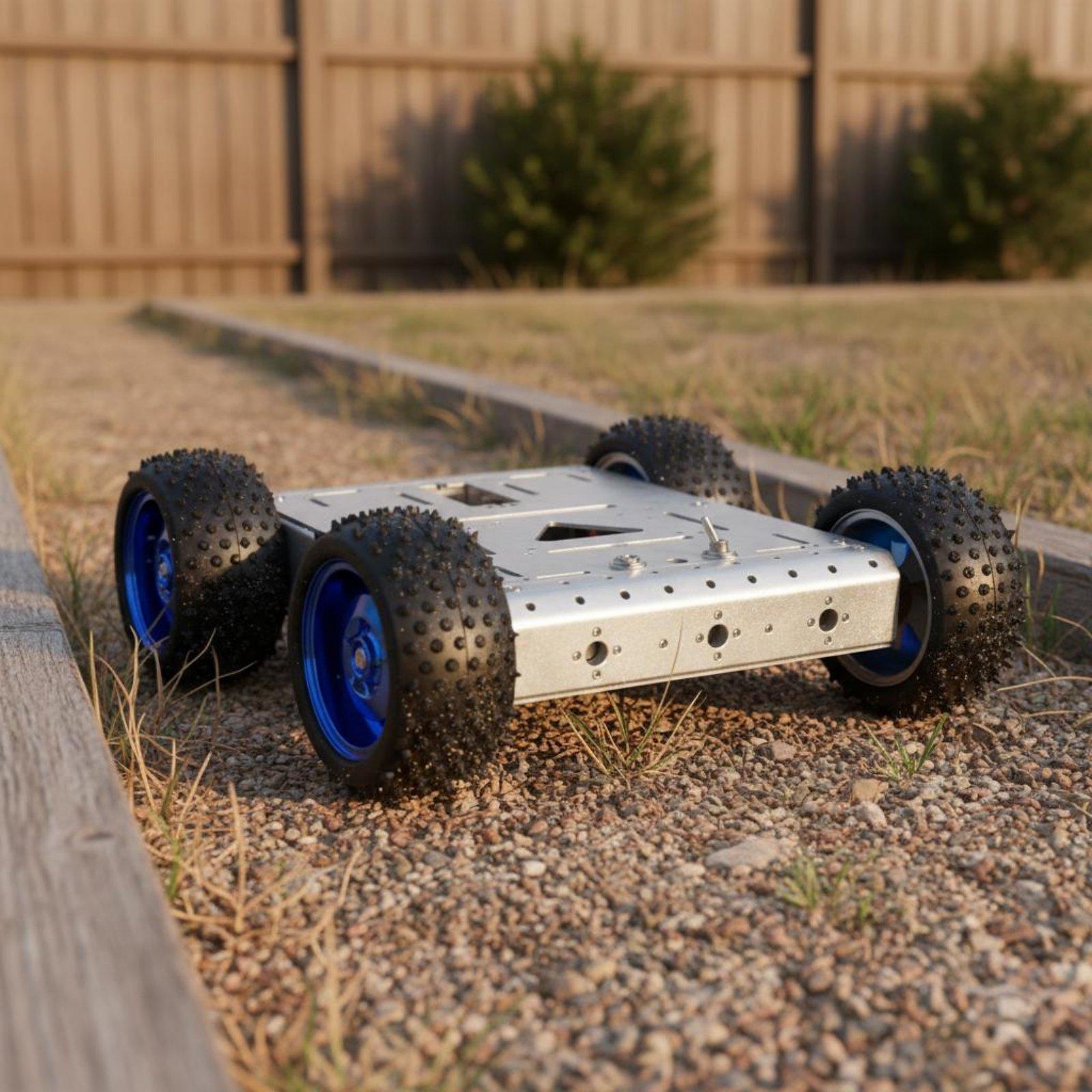 4WD Smart Car Chassis Stable 4 - đánh giá và giá Robot Wheel