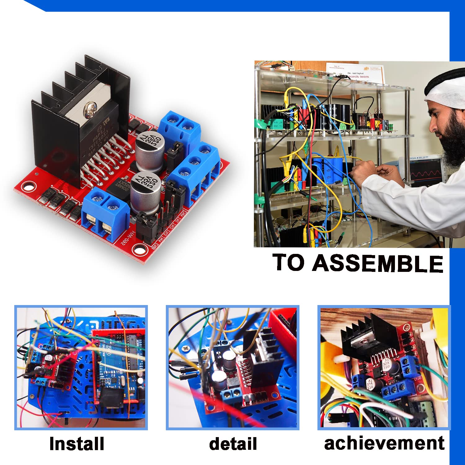 L298N Motor Drive Controller B - đánh giá và giá L298N Module