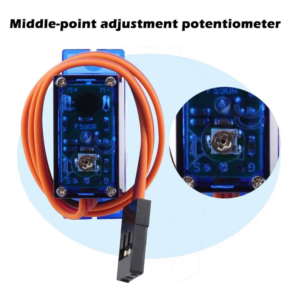 Feetech Mini FS90R Micro Servo - đánh giá và giá Arduino Robot