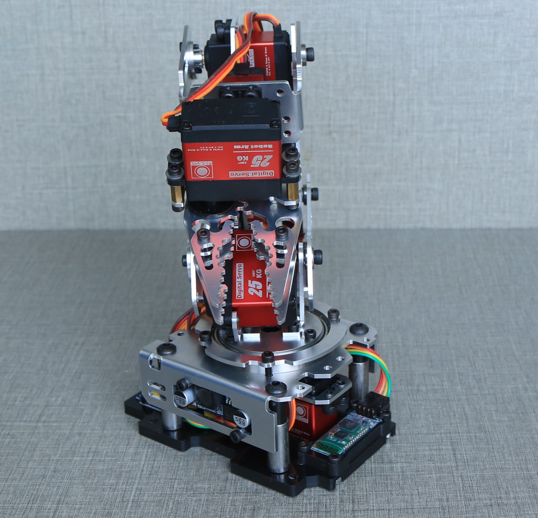 6 Axis Metal Robotic Arm Mobil - đánh giá và giá Arduino Robot