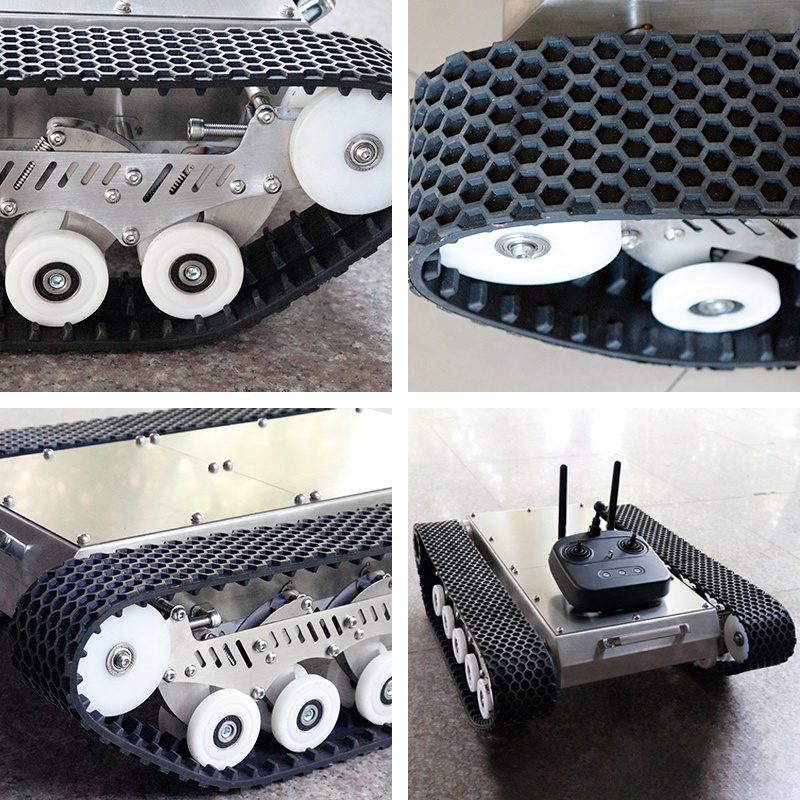 Rubber Track Robot Chassis Pla - đánh giá và giá Tracked Robot Chassis