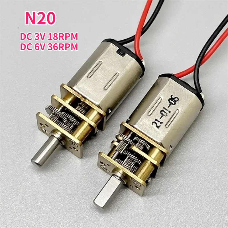 N20 DC 3V 18rpm 6V  36RPM  Min - đánh giá và giá Dc Motor