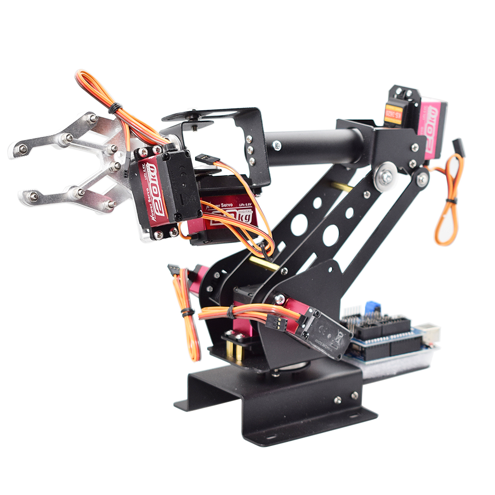 Ps2 Control 6 DOF Robotic Arm  - đánh giá và giá Arduino Robot