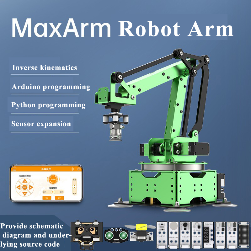Mới 5 DOF Cánh Tay Robot MaxAr - đánh giá và giá Robot Arm Kit