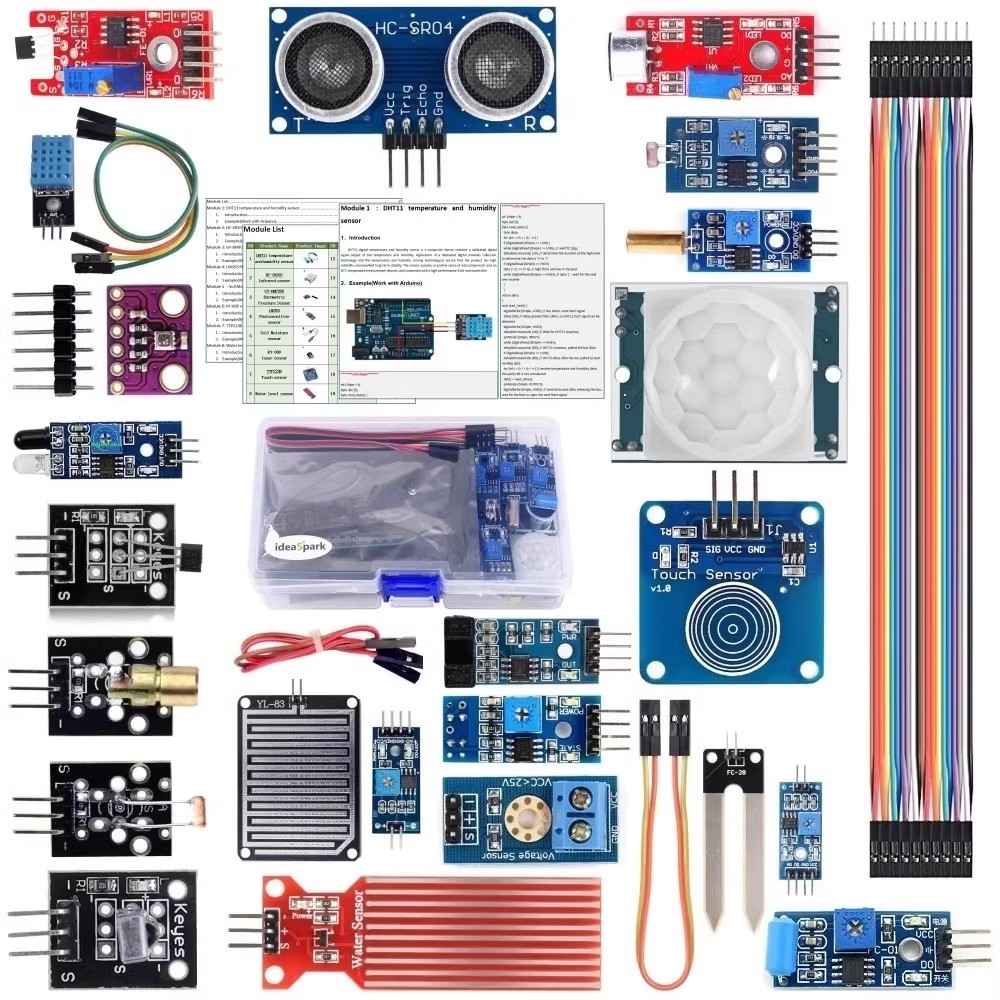 22 in 1 Sensor Kit Module Kit  - đánh giá và giá Microbit Robot