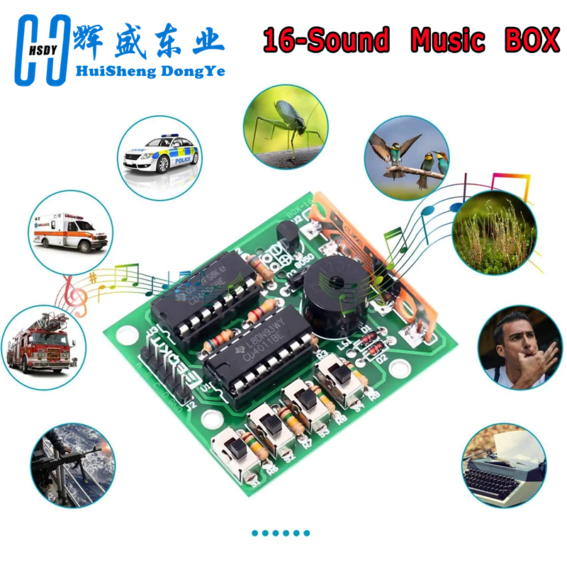 16 Music Sound Box BOX-16 Boar - đánh giá và giá Line Follower Robot