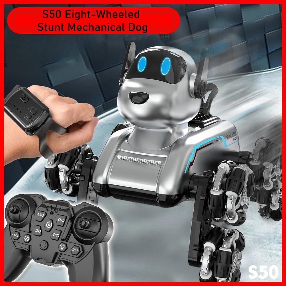 S50 Intelligent Robot Dog Gest - đánh giá và giá Robot Wheel