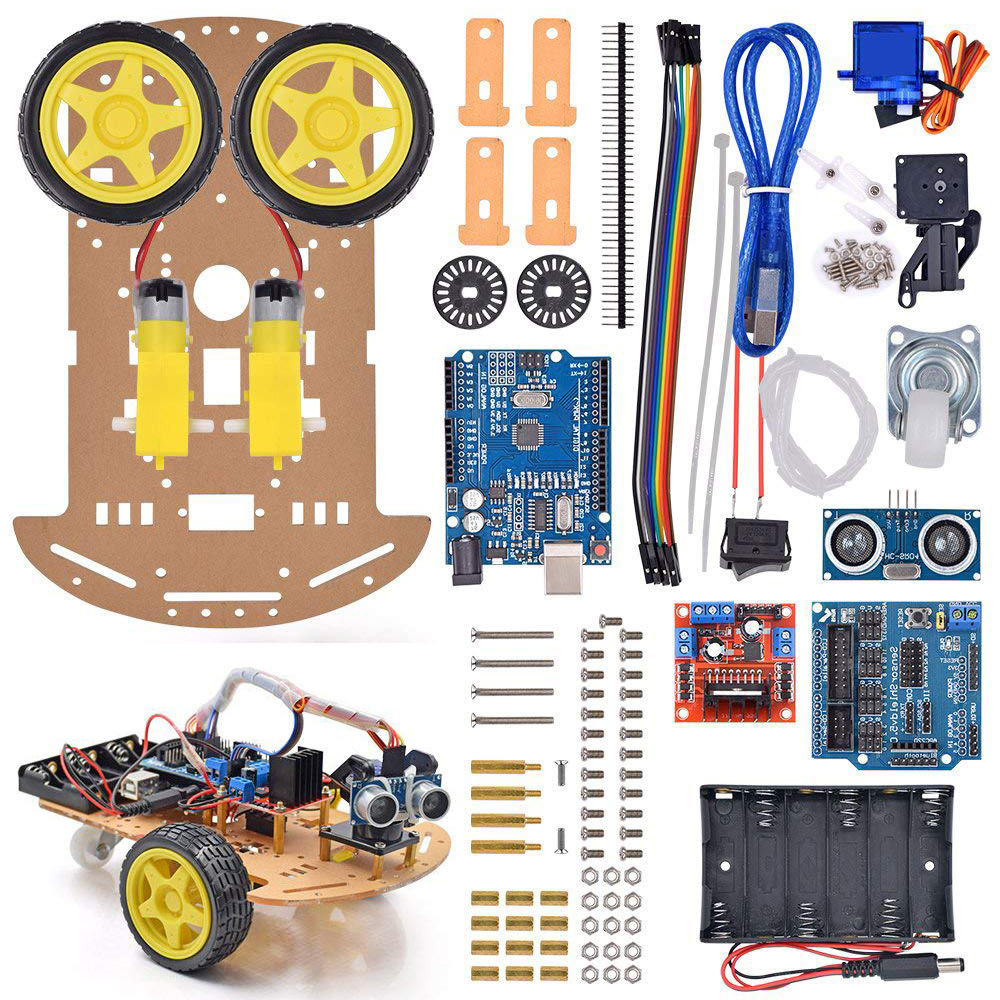 Modular Robot Car Chassis Kit  - đánh giá và giá Line Follower Robot