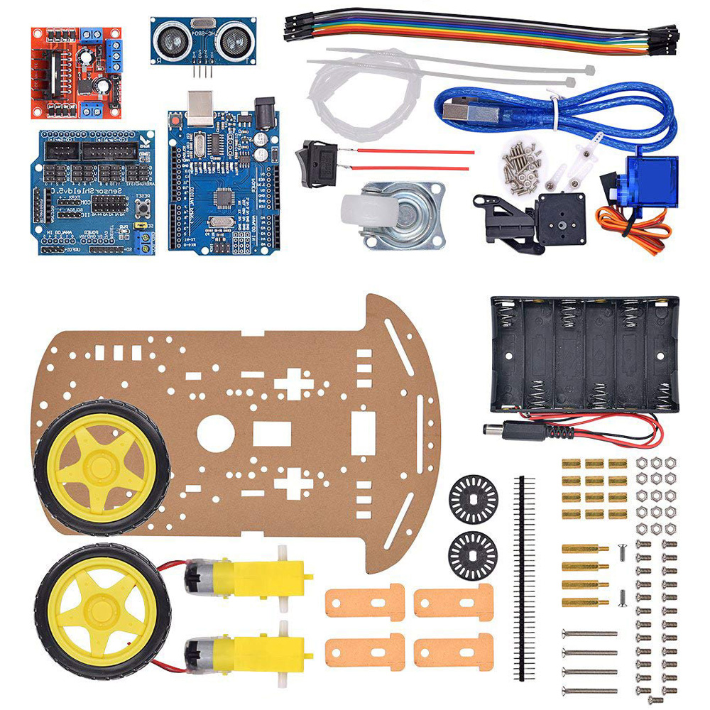 Modular Robot Car Chassis Kit  - đánh giá và giá Line Follower Robot