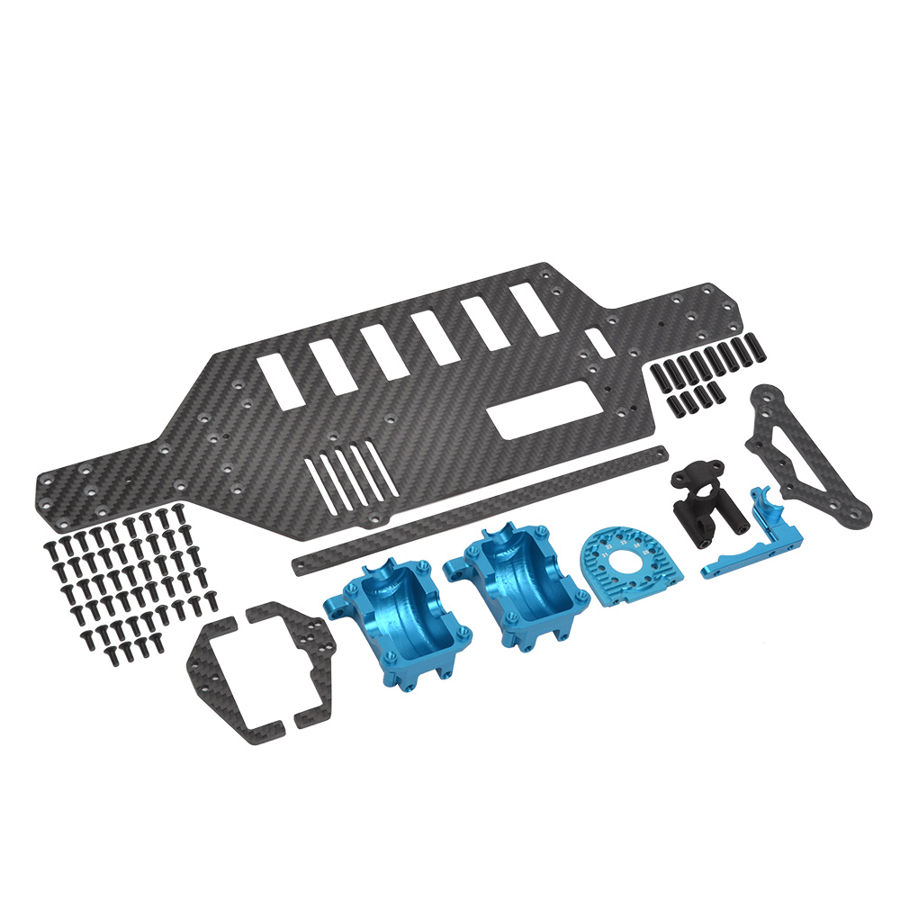 RcAidong 1/10 Carbon Fiber Low - đánh giá và giá Robot Chassis