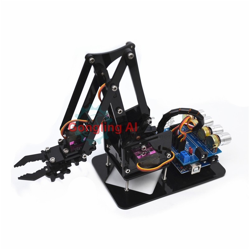 STEM 4 DOF Robot Arm Servo SG9 - đánh giá và giá Robot Arm Kit