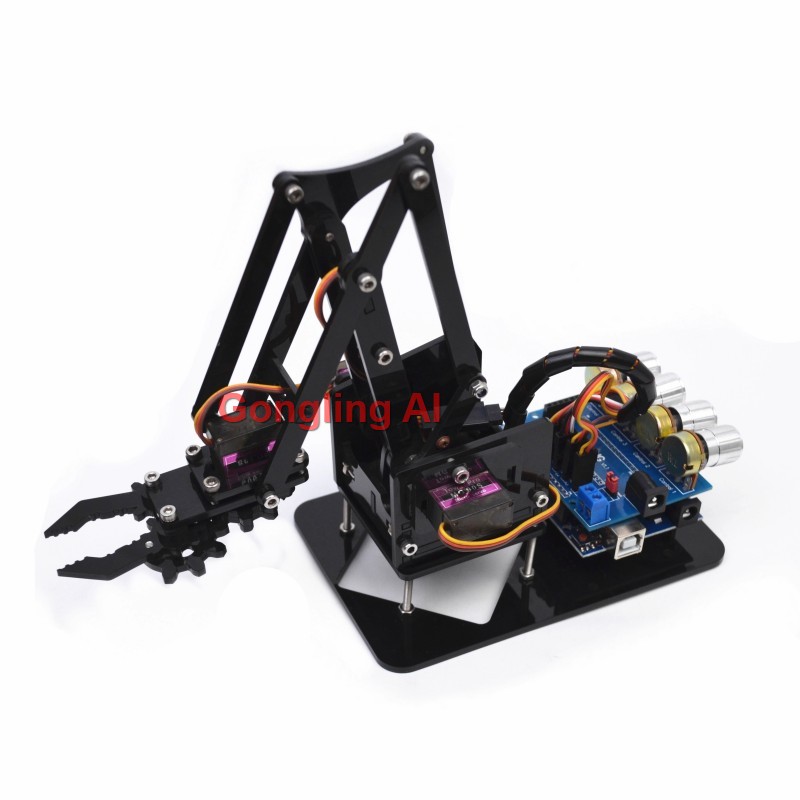 STEM 4 DOF Robot Arm Servo SG9 - đánh giá và giá Robot Arm Kit