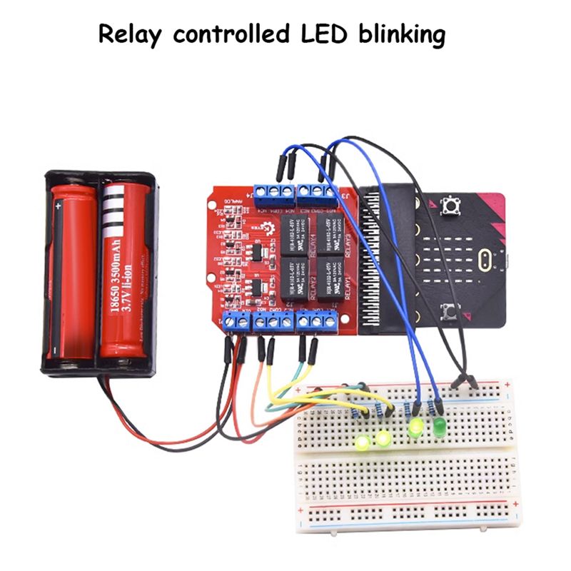 A64I Microbit 4 Channel Relay  - đánh giá và giá Microbit