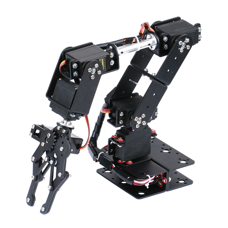 STEAM DIY 6 DOF Robot Metal Al - đánh giá và giá Robot Arm Kit