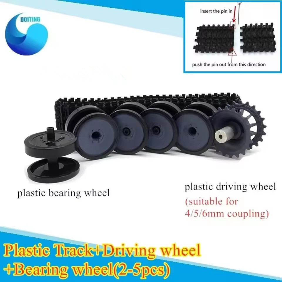 Bánh Xe Nhựa + Nhựa Đường Bộ P - đánh giá và giá Tracked Robot Chassis