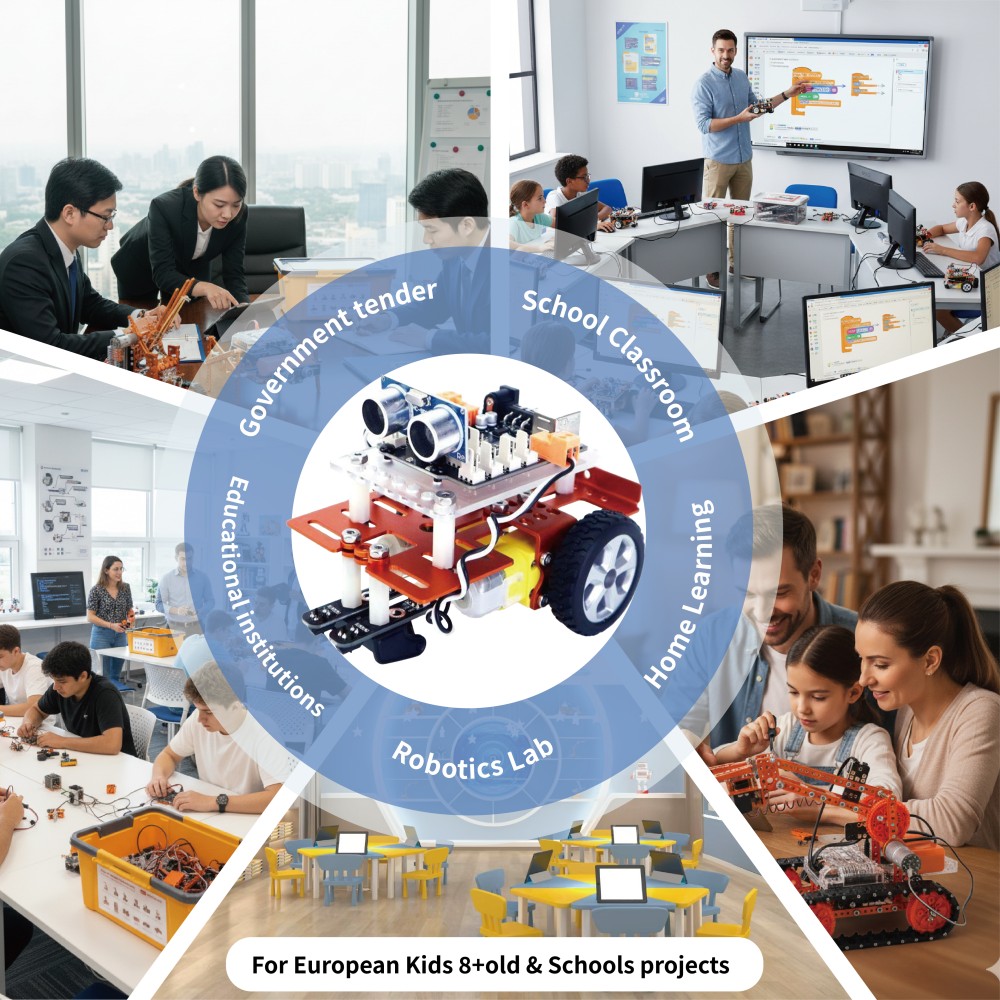 WEEEMAKE Senior Robotics Kit M - đánh giá và giá Robot Kit