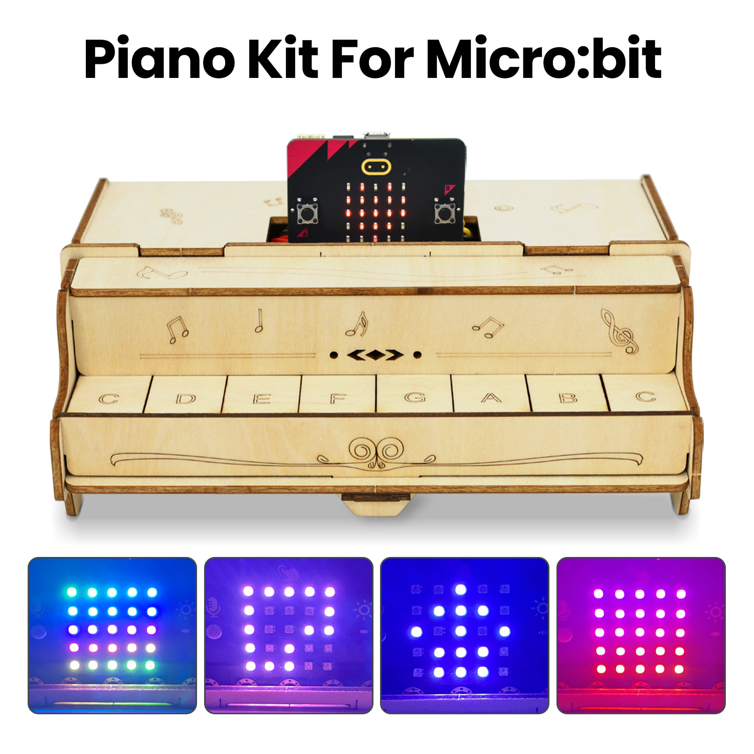 Keyestudio ESP32 Piano Learnin - đánh giá và giá Microbit Robot